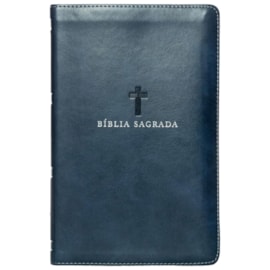 Bíblia Sagrada | NVI | Letra Grande | Leitura Perfeita | Couro Soft Azul