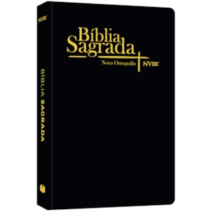 Bíblia Sagrada | NVI | Letra Normal | Capa Dura Preta Lisa