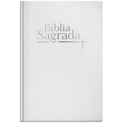Bíblia Sagrada | NVI | Letra Normal | Capa Luxo Branca