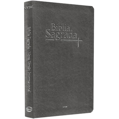 Bíblia Sagrada | NVI | Letra Normal | Capa Luxo Cinza