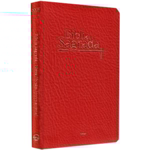 Bíblia Sagrada | NVI | Letra Normal | Capa Luxo Vermelha