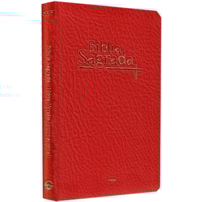Bíblia Sagrada | NVI | Letra Normal | Capa Luxo Vermelha