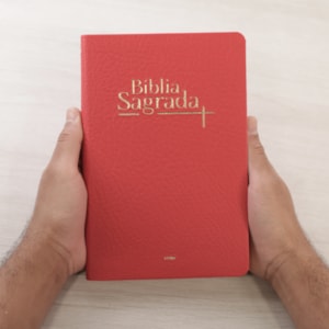 Segunda imagem do produto Bíblia Sagrada | NVI | Letra Normal | Capa Luxo Vermelha
