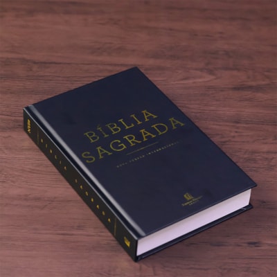 Segunda imagem do produto Bíblia Sagrada | NVI | Letra Normal | Ilustrada Capa Dura Preta