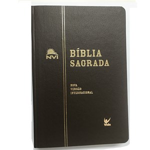 Bíblia Sagrada | NVI Letra Normal | Semi Luxo Marrom