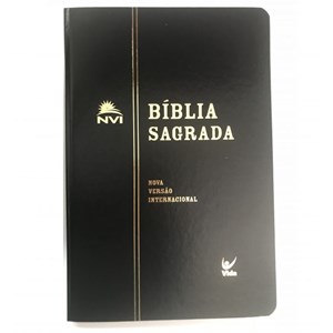 Bíblia Sagrada | NVI Letra Normal | Semi Luxo Preta