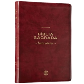Bíblia Sagrada | NVI | Letra Sênior | Capa Vinho