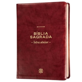 Segunda imagem do produto Bíblia Sagrada | NVI | Letra Sênior | Capa Vinho