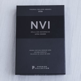 Segunda imagem do produto Bíblia Sagrada | NVI | Premier Collection | Capa Couro Luxo Preta