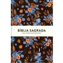 Bíblia Sagrada | NVT | Letra Grande | Capa Blue Flowers