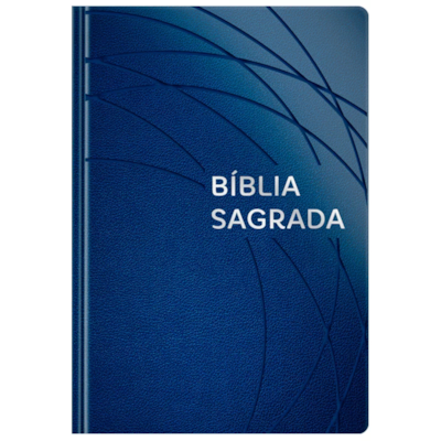 Segunda imagem do produto Bíblia Sagrada | NVT | Letra Grande | Capa Luxo Azul Royal