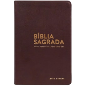 Bíblia Sagrada | NVT Letra Grande | Marrom Luxo