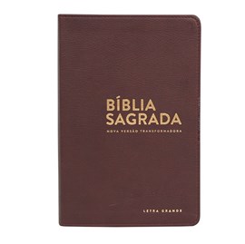 Bíblia Sagrada | NVT Letra Grande | Marrom Luxo