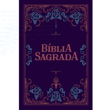 Biblia Sagrada Nvt Letra Grande Ornamentos Plenitude Distribuidora
