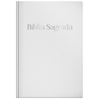 Bíblia Sagrada | NVT | Letra Normal | Capa Luxo Branca