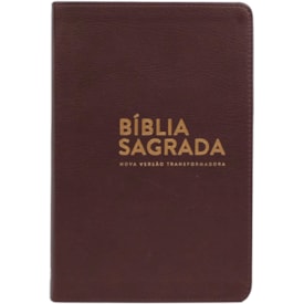 Bíblia Sagrada | NVT Letra Normal | Marrom / Luxo