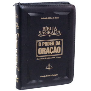 Segunda imagem do produto Bíblia Sagrada | O Poder da Oração | ARC | Letra Grande | Capa Semi Luxo C/Ziper