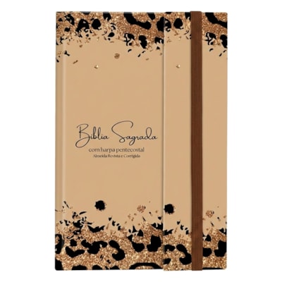 Bíblia Sagrada Oncinha Gold | ARC | Harpa Pentecostal | Letra Gigante | Capa Dura Panorâmica