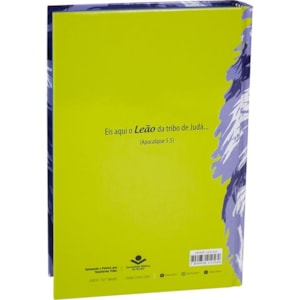Segunda imagem do produto Bíblia Sagrada para Evangelismo Leao Azul | ARC | Letra Normal | Capa Dura