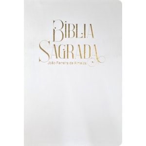 Bíblia Sagrada para Presente com Caixa | ARC | Capa Luxo Branca