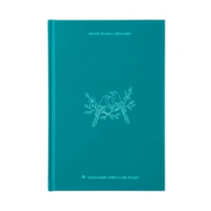 Bíblia Sagrada Pássaros | ARA | Capa Dura Azul Claro