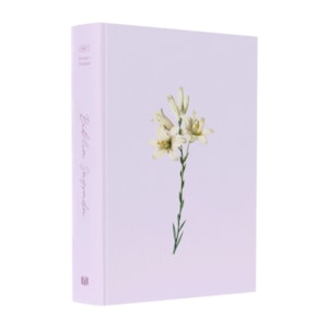 Bíblia Sagrada Pequena | ARC | Capa Brochura Lírios Lilás