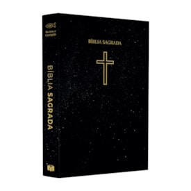 Bíblia Sagrada Pequena | ARC | Capa Brochura Salvos Pela Graça Preta