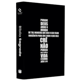 Bíblia Sagrada Porque Deus Amou João 3:16 | NAA | Letra Normal | Capa Ilustrada