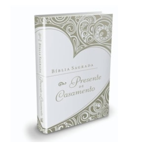 Bíblia Sagrada Presente de Casamento | Letra Normal | NTLH | Branca