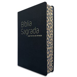 Bíblia Sagrada Preta Onça | ARC | Letra Gigante | Capa Dura Especial