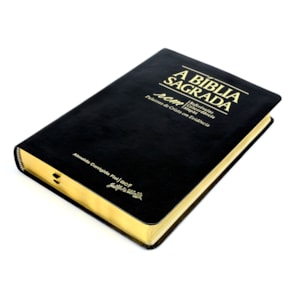 Segunda imagem do produto Bíblia Sagrada RCM | ACF | Letra Gigante | Capa PU Luxo Preta
