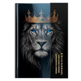 Bíblia Sagrada Rei dos Reis | ARC | Letra Gigante | Harpa Avivada e Corinhos | Capa Dura Carteira