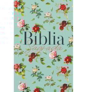 Bíblia Sagrada Rosas do Campo Aquarela | ARC | Letra Normal | Capa Dura