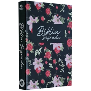 Bíblia Sagrada Rosas | NAA | Letra Normal | Capa Dura