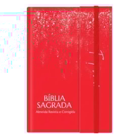 Bíblia Sagrada Rose Love | ARC | Harpa Pentecostal | Letra Gigante | Capa Dura Panorâmica