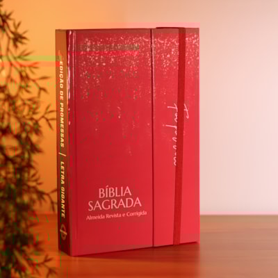 Segunda imagem do produto Bíblia Sagrada Rose Love | ARC | Harpa Pentecostal | Letra Gigante | Capa Dura Panorâmica