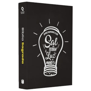 Bíblia Sagrada Sal da Terra e Luz do Mundo | NAA | Letra Normal | Capa Ilustrada
