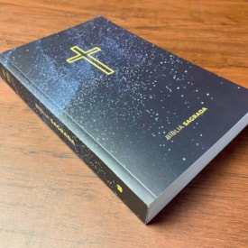 Segunda imagem do produto Bíblia Sagrada Salvos Pela Graça | ARC | Letra Normal | Capa Brochura