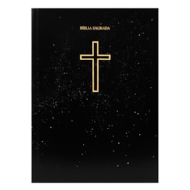 Bíblia Sagrada Salvos Pela Graça | NVA | Capa Brochura Preta