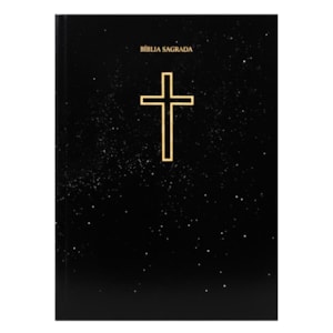 Bíblia Sagrada Salvos Pela Graça | NVA | Capa Brochura Preta