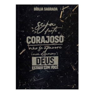 Bíblia Sagrada Seja Forte e Corajoso | NVA | Capa Brochura