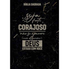 Bíblia Sagrada Seja Forte e Corajoso | NVA | Capa Brochura