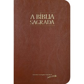 Bíblia Sagrada Slim | ACF | Letra Grande | Capa Caramelo Luxo