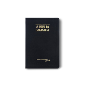 Segunda imagem do produto Bíblia Sagrada Slim | ACF | Letra Média | Capa Preto Luxo