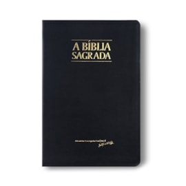 Bíblia Sagrada Slim | ACF | Letra Média | Capa Preto Luxo