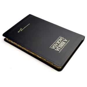 Segunda imagem do produto Bíblia Sagrada Slim | ACF | Letra Normal | Capa Preto Luxo
