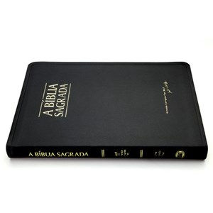Bíblia Sagrada Slim | ACF | Letra Normal | Capa Preto Luxo
