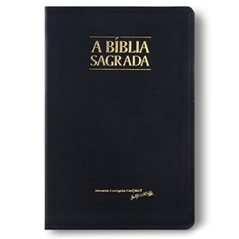 Bíblia Sagrada Slim | ACF | Letra Normal | Capa Preto Luxo