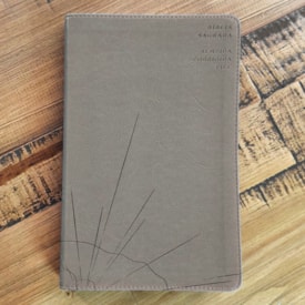 Segunda imagem do produto Biblia Sagrada Slim | ACF | Luxo Cinza