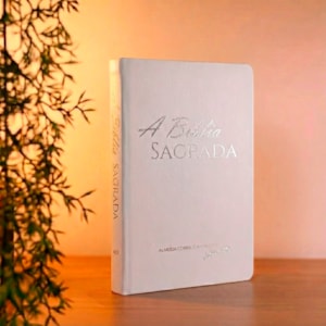 Segunda imagem do produto Bíblia Sagrada Slim | ACF | Semi Luxo Branca